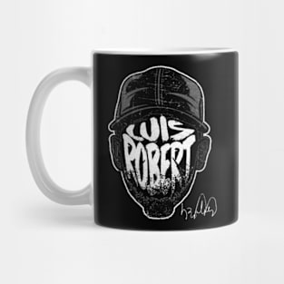 luis robert player silhouette Mug